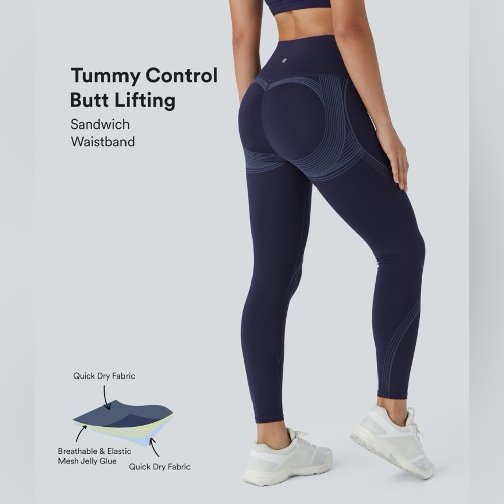 SoCinched high Waisted Butt lifting Tummy control shaping speedway leggings